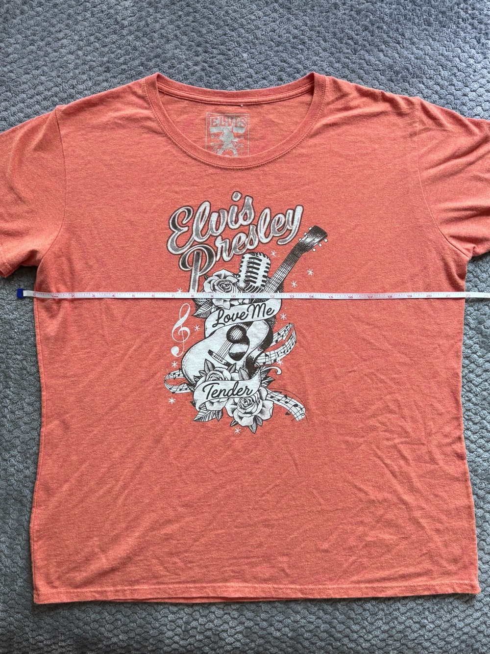 Elvis Presley Coral Graphic Tee - Women's Short Sleeve